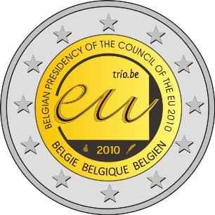 belgium 2 euro 2010