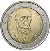 san marino 2 euro 2004