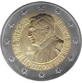 vatican city 2 euro 2007