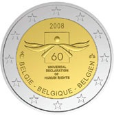 belgium 2 euro 2008
