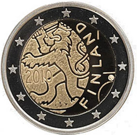 finland 2 euro 2010