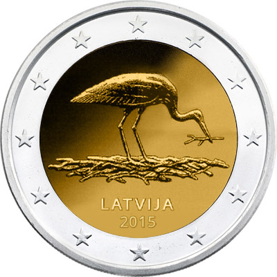 Latvia 2 euro 2015