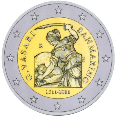 san marino 2 euro 2011