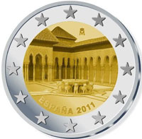 spain 2 euro 2011