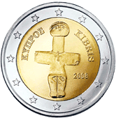 Euro coin cyprus