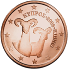 Euro coin cyprus