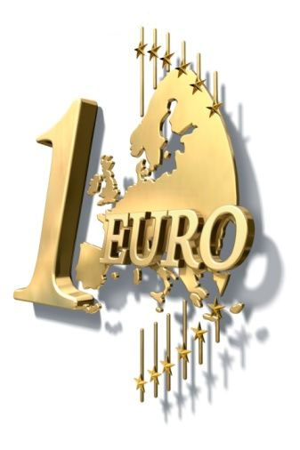 The symbol of the euro