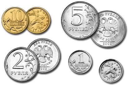 rouble coins
