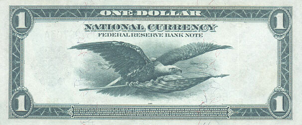 us banknotes - one dollar