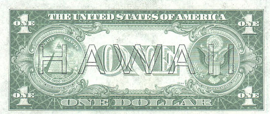 us banknotes - one dollar